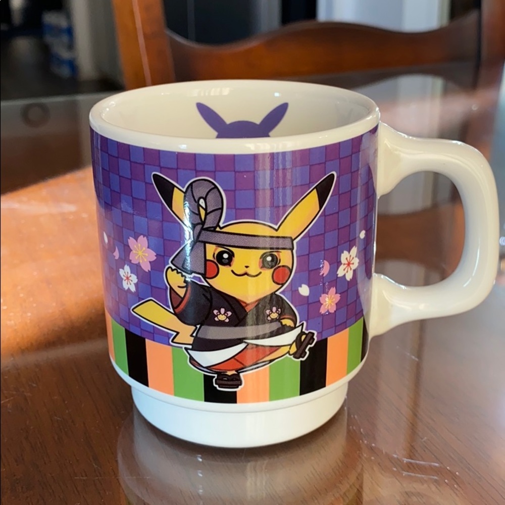 Pikachu Mug Kabuki Kyoto Pokémon Ctr Limited Japan